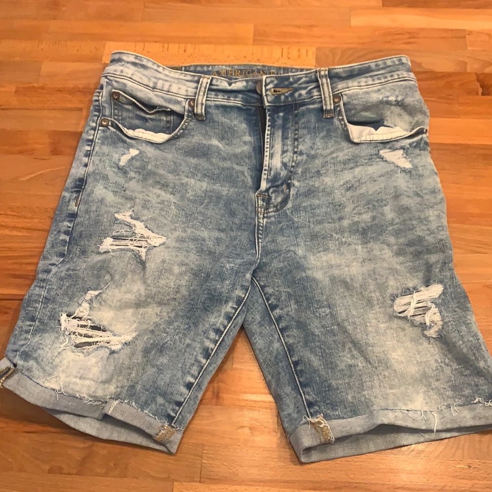 American Eagle Ripped Jeans Shorts